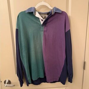 Duck head Vintage Color Block Large Rugby shirt